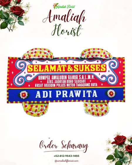 Papan Bunga Ucapan Selamat Cluster The Mozia Bsd