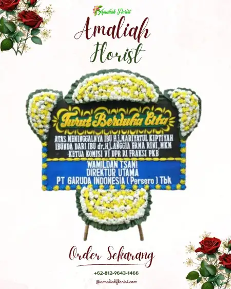 Papan Bunga Duka Cluster The Mozia Bsd